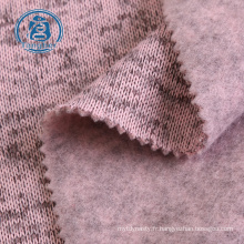 Vendre à chaud 100% polyester brossé colorant cationique Hacci Tissu de chair en tricot
